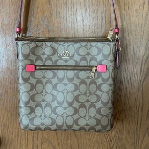 Coach Signature Rowan file bag